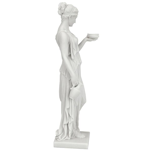 Design Toscano Hebe, the Goddess of Youth Bonded Marble Resin Statue - WU75343