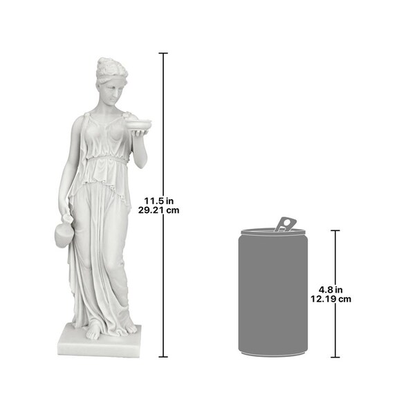 Design Toscano Hebe, the Goddess of Youth Bonded Marble Resin Statue - WU75343