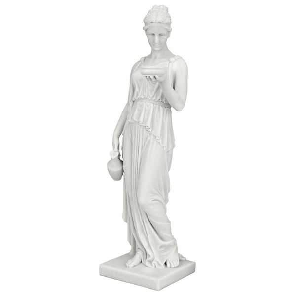 Design Toscano Hebe, the Goddess of Youth Bonded Marble Resin Statue - WU75343