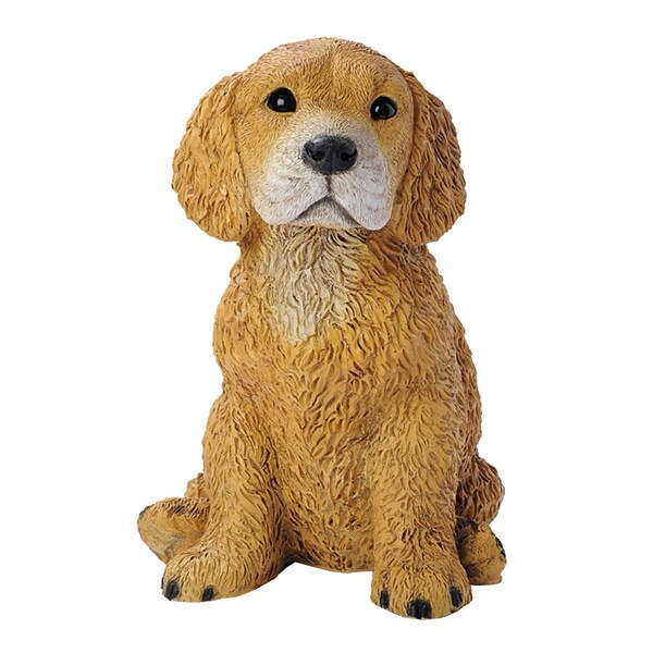 Design Toscano Golden Retriever Puppy Dog Statue - CF339