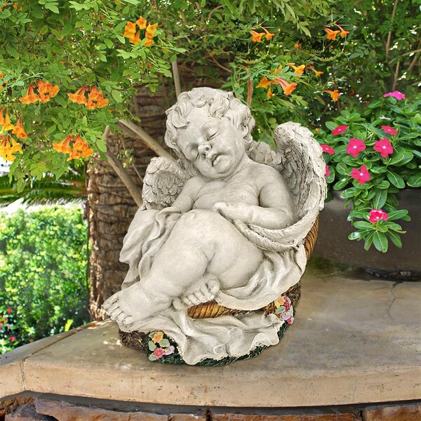 Design Toscano Afternoon Nap Angel Sculpture - Medium - NG31854
