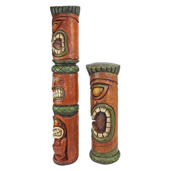Design Toscano Aloha Hawaii Tiki Sculpture: Set of two - CS922670