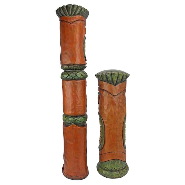 Design Toscano Aloha Hawaii Tiki Sculpture: Set of two - CS922670