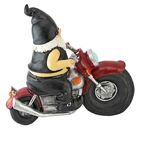 Design Toscano Axle Grease, the Biker Gnome Statue - QM7512103