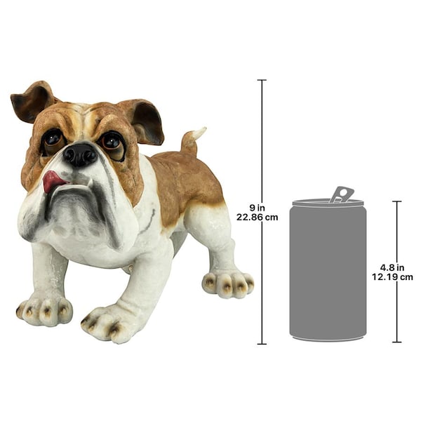 Design Toscano Winston the British Bulldog Statue - EU1071