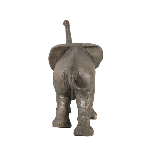Design Toscano Good Luck, Trunk-Up Baby Elephant Statue - NE90026