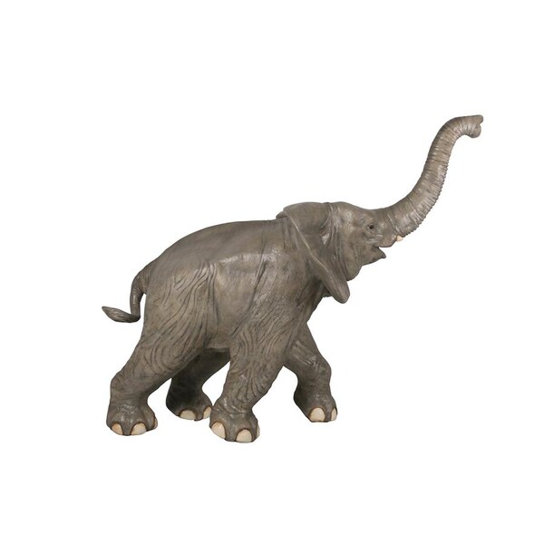 Design Toscano Good Luck, Trunk-Up Baby Elephant Statue - NE90026