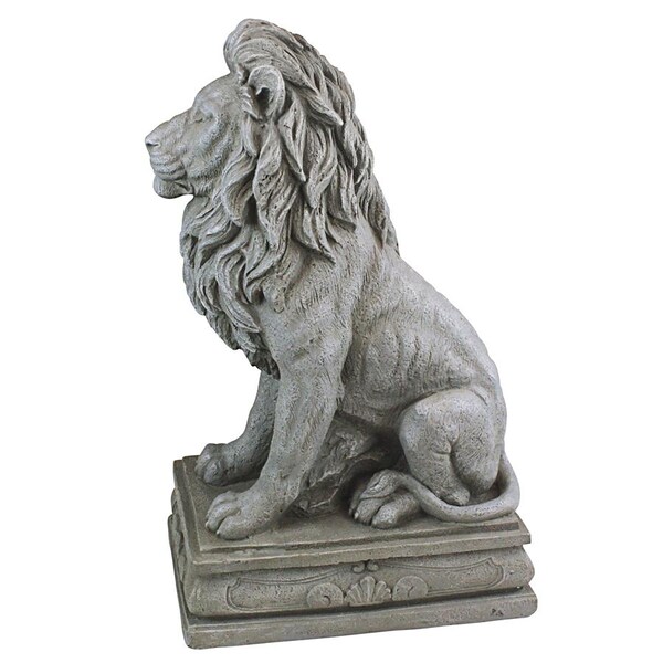 Design Toscano Fouquet Royal Palace Sentinel Lion Statue - LY88278