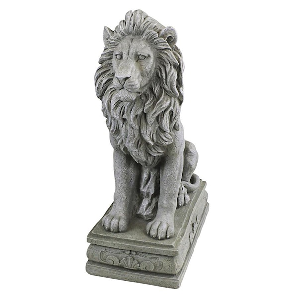 Design Toscano Fouquet Royal Palace Sentinel Lion Statue - LY88278