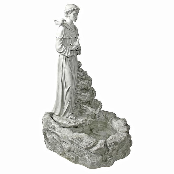 Design Toscano Nature's Blessed Prayer St. Francis Sculptural Fountain - KY30367