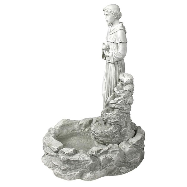 Design Toscano Nature's Blessed Prayer St. Francis Sculptural Fountain - KY30367