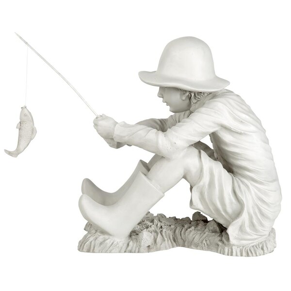 Design Toscano Gone Fishing Fisherman Statue - EU9288