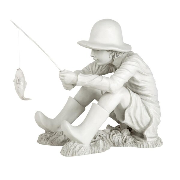 Design Toscano Gone Fishing Fisherman Statue - EU9288