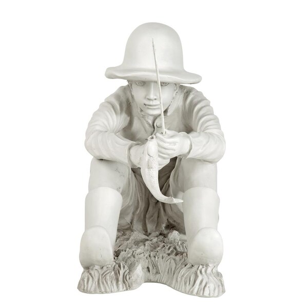 Design Toscano Gone Fishing Fisherman Statue - EU9288