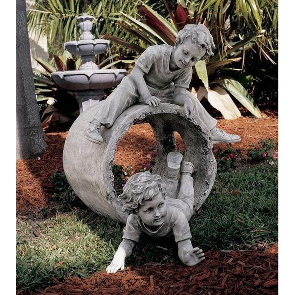 Design Toscano Hide and Seek Garden Sculpture - KY1212248