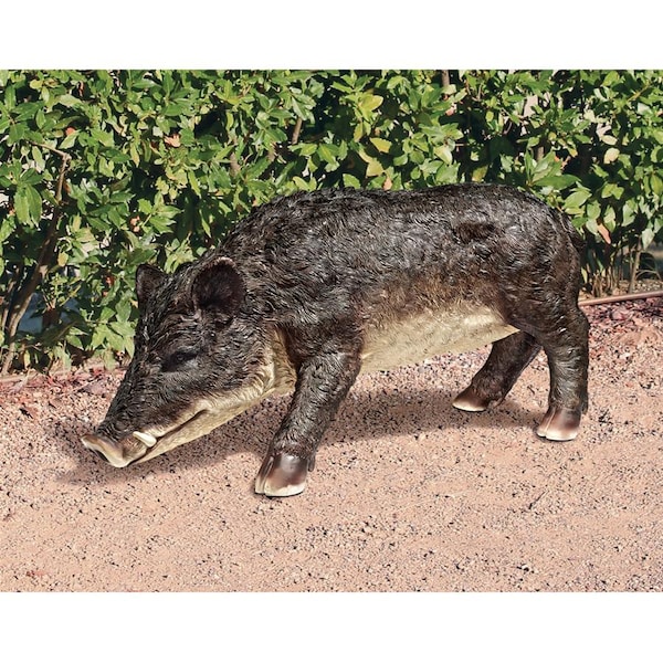 Design Toscano Razorback Wild Boar Statues: Set of Two - QM919624