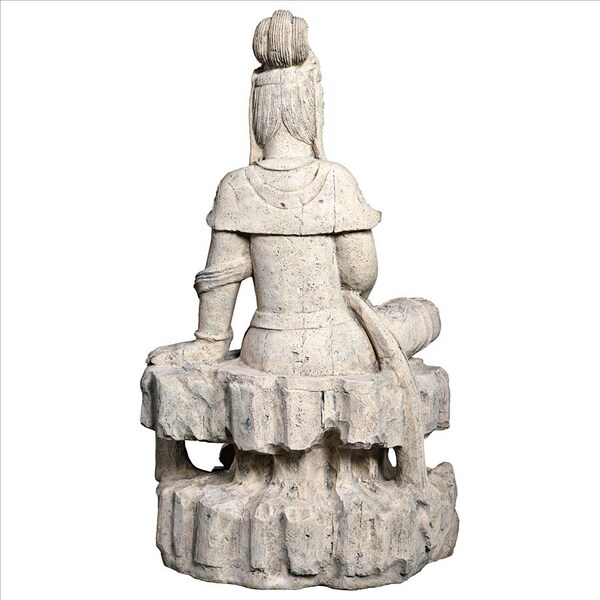 Design Toscano The Resting Asian Goddess Guan-Yin Garden Statue - NE210144