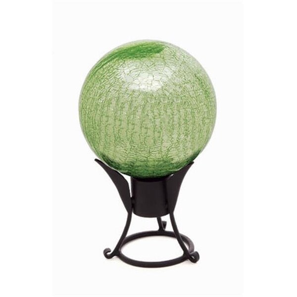 Achla Designs Achla G10-LG-C 10 in. Gazing Globe in Light Green with Crackle - G10-LG-C