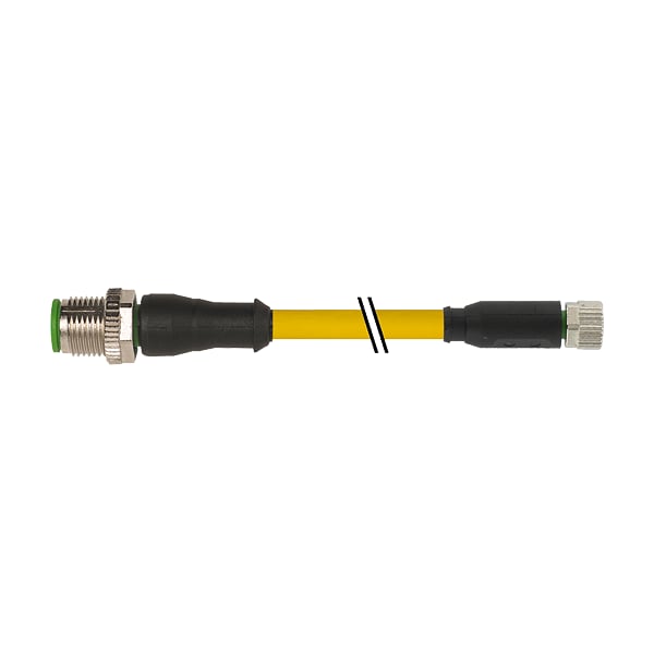 Murr Elektronik M12 macho 0° / M8 hembra 0°, PVC 3x0.25 y UL/CSA 4m - 7000-40561-0100400