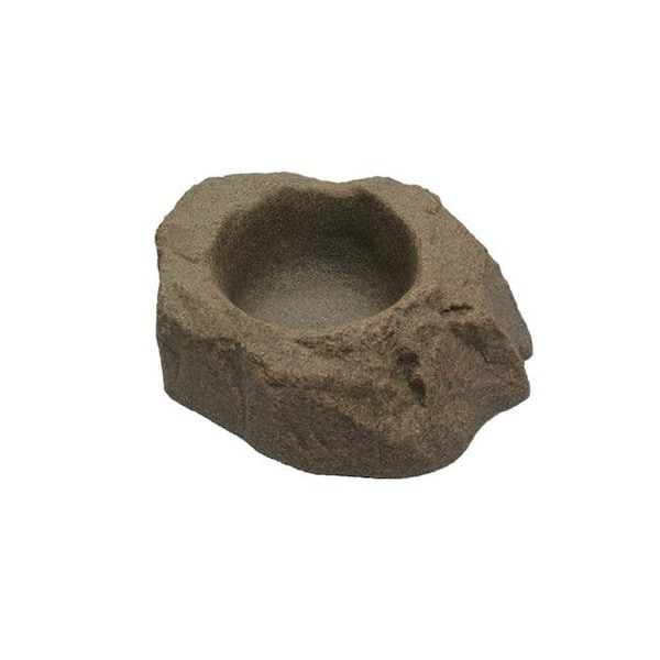 Dekorra Products DekoRRa Products 130-RB Dog Dish - Planter Rock - Riverbed - 130-RB