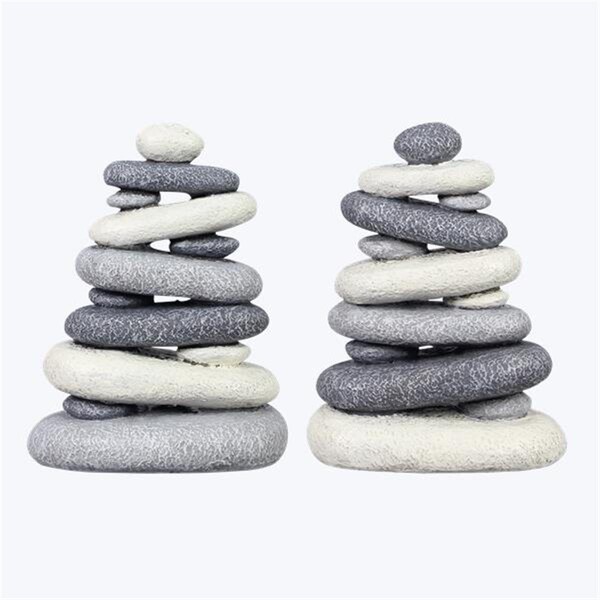 Youngs Resin Stacked Rocks, Assorted Style - Set of 2 - 11533