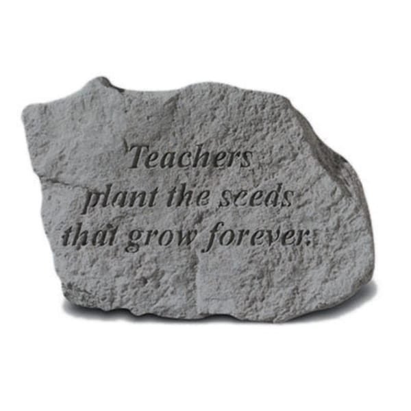 Berry Kay - Inc. Teachers Plant The Seeds That Grow Forever - Memorial - 5 Inches x 3.25 Inches - 73020