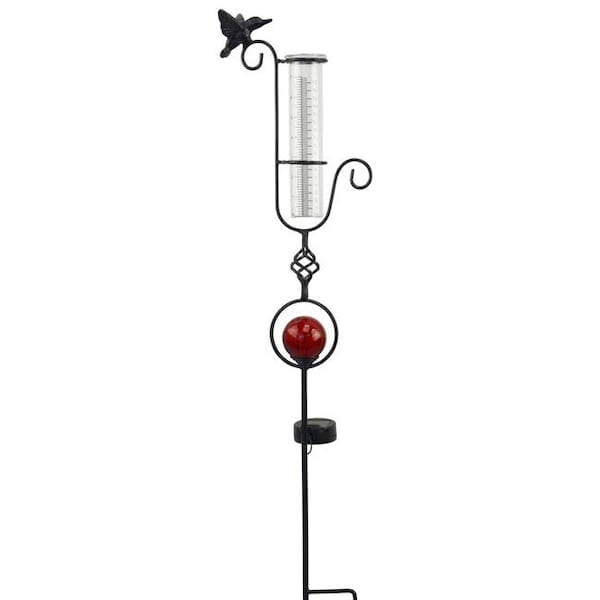 Red Carpet Studios Red Carpet Studios 34531 Solar Hummingbird Rain Gauge - 34531
