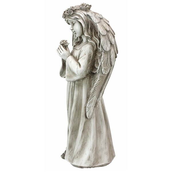 Design Toscano Divine Messenger Memorial Garden Angel Statue - LY7160012