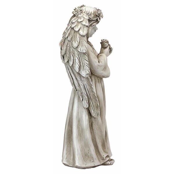 Design Toscano Divine Messenger Memorial Garden Angel Statue - LY7160012
