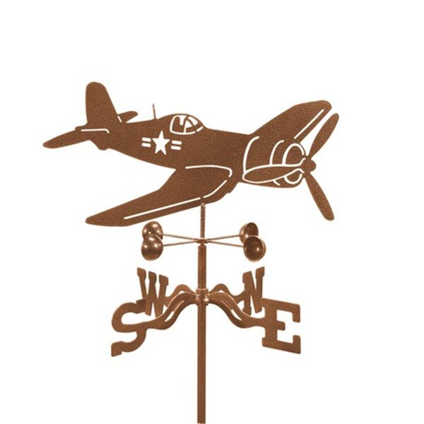 Ez Vane EZ Vane EZ1004-RF Corsair Airplane Weathervane with Roof Mount - EZ1004-RF