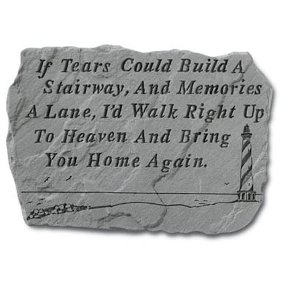 Gardencontrol Inc.  If Tears Could Build A Stairway - Lighthouse Memorial - 18 Inches x 13 Inches - GA87118