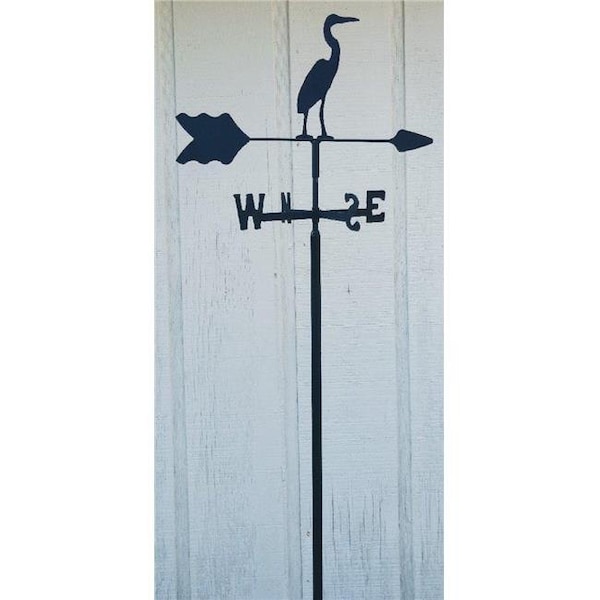 The Lazy Scroll The Lazy Scroll egretin Egret Garden Mount Weathervane - EGRETIN