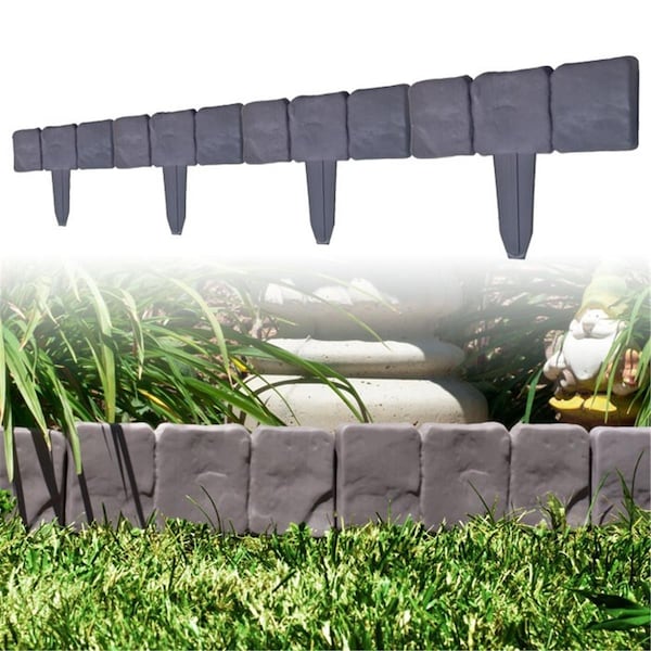 Bbq Innovations 10 Piece Cobblestone Flower Bed Border by TerraTrade - BB1914184