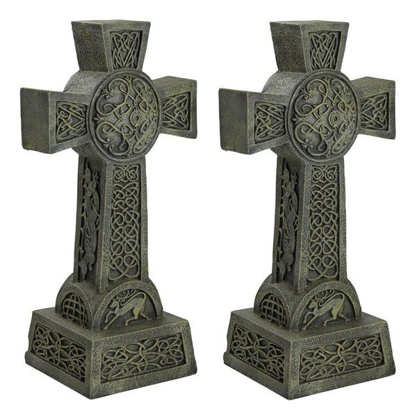 Design Toscano Donegal Celtic High Cross Statue: Set of Two - DB925692