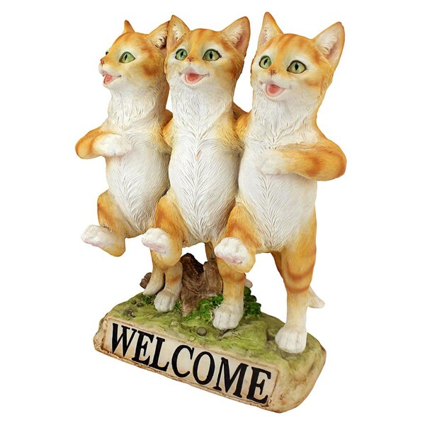 Design Toscano Chorus Line of Cats Garden Welcome Statue - JQ6267