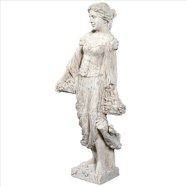 Design Toscano Flora, Goddess of Flowering Plants Garden Statue - NE210132