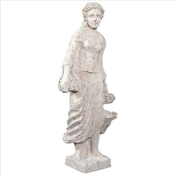 Design Toscano Flora, Goddess of Flowering Plants Garden Statue - NE210132
