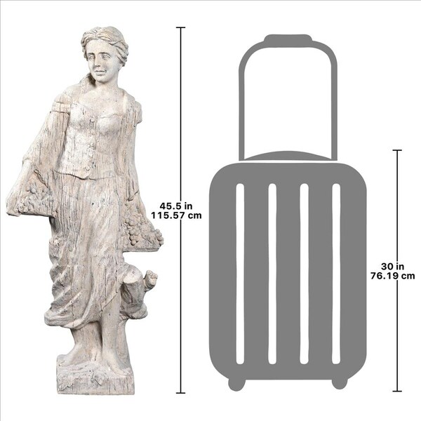 Design Toscano Flora, Goddess of Flowering Plants Garden Statue - NE210132