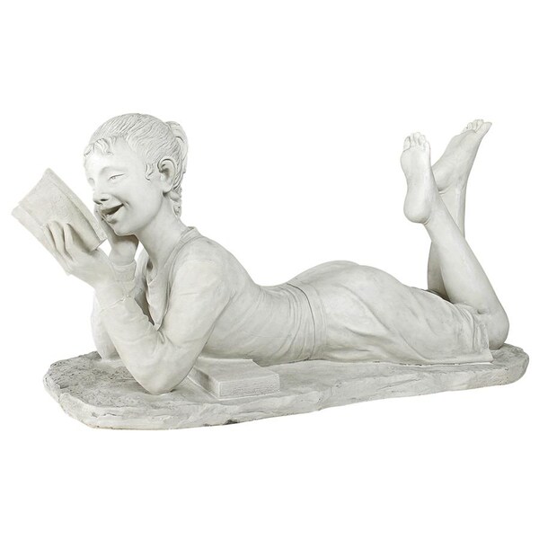 Design Toscano Glenda, the Reading Girl Garden Statue - KY1367