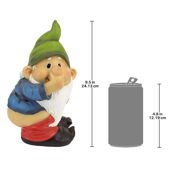 Design Toscano Stinky the Garden Gnome Statue - QM2432400