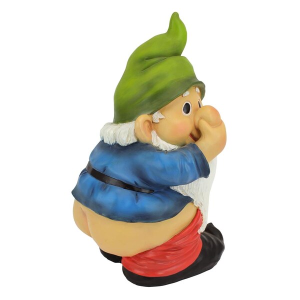 Design Toscano Stinky the Garden Gnome Statue - QM2432400