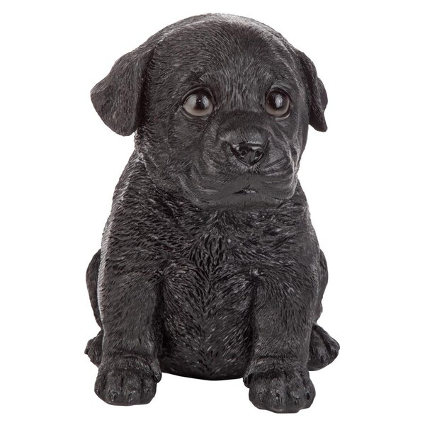 Design Toscano Black Lab Puppy Partner Collectible Dog Statue - JQ1108622