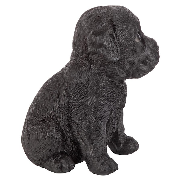 Design Toscano Black Lab Puppy Partner Collectible Dog Statue - JQ1108622