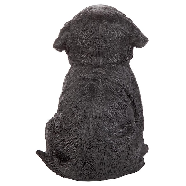 Design Toscano Black Lab Puppy Partner Collectible Dog Statue - JQ1108622