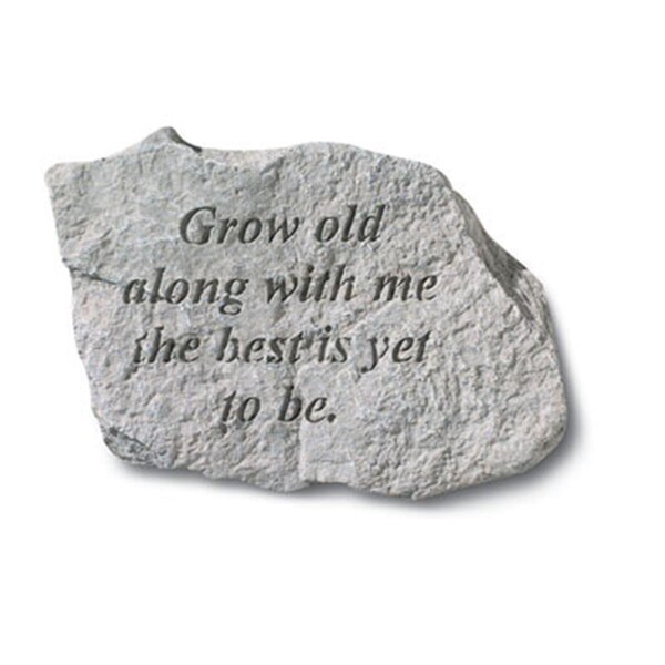 Kay Berry - Inc. Grow Old Along With Me-The Best Is Yet To Be - Memorial - 5 Inches x 3.25 Inches - KA313530
