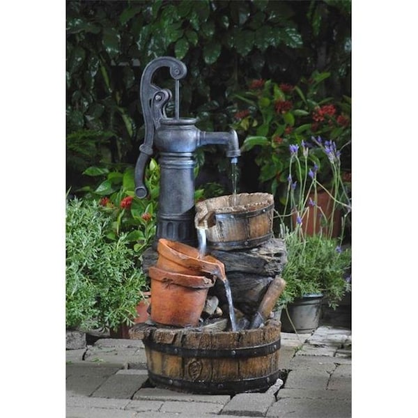 Jeco Jeco FCL061 Classic Water Pump Fountain With Led Light - FCL061