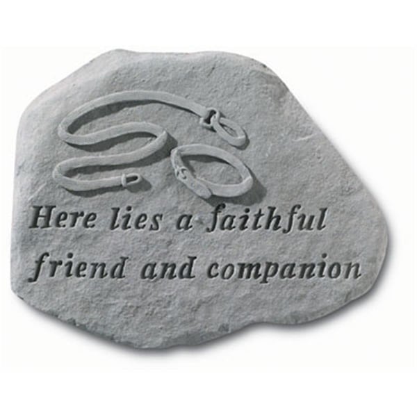 Kay Berry Here Lies A Faithful Friend And Companion - Memorial - 15.5-in. x 11.5-in. - KA313494