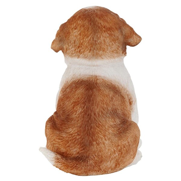 Design Toscano Bulldog Puppy Partner Collectible Dog Statue - JQ110862