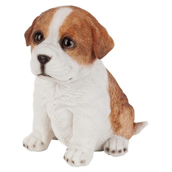 Design Toscano Bulldog Puppy Partner Collectible Dog Statue - JQ110862