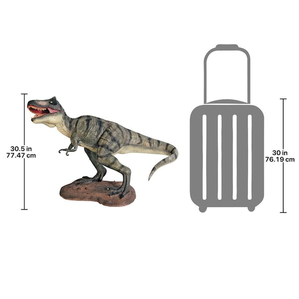 Design Toscano Tyrannosaurus Rex Scaled Dinosaur Statue - NE110018